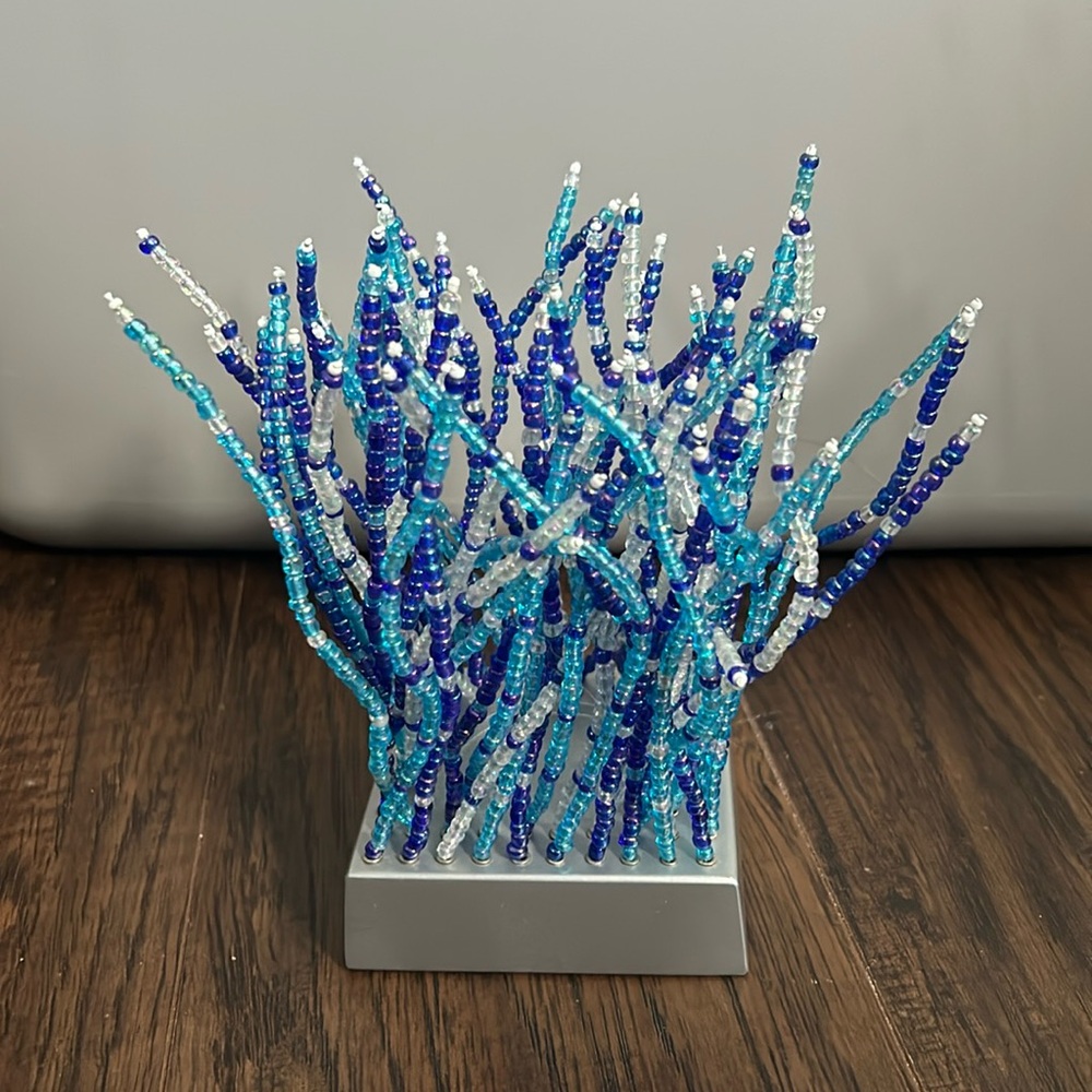 Partylite blue coral votive holder